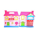 Plastic Building Model Dollhouse Set Toy 2 Pretty Girls Doghouse Accessories
