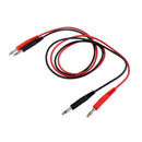 4mm 5A Banana to Banana Plug Leads Cable Cord Interconnects 20cm Red & Black