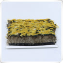 1yard Natural Chinese Copper Pheasant Feather Fringe Trim Costume/Millinery Yellow