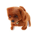 Plush Walking Barking Electronic Dog Toy Kids Soft Stuffed Toy Random Color