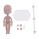Polyarticular Turnable Nude Doll Body With Display Stand For Obitsu11 Dolls