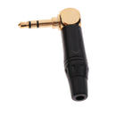 Gold-plated 3.5mm Plug AUX Audio Headphone Adapter 90 Degree Right Angle Adapter