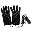 1 Pair Flashing Gloves LED Gloves Stage Performance Light Show Black for Fancy Dress Party