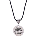 The Love Between a Mother and Her Children is Forever Pendant Necklace Gift