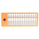 13 Rods Plastic= Traditional Chinese Beads Abacus Soroban Calculating Tool Children Educational Math Learning Aid Orange Frame