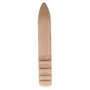 New Leather Wood Craft Edge Slicker Multi-Size Wood Burnisher Wood Color