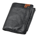 Mens Womens Trifold Genuine Leather Slim Wallet Card Holder Coin Pocket Bags