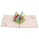 3D Pop Up Easter Egg Greeting Cards Paper Postcard Thank You Cards DIY Craft