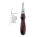 7in1 Stitching Edge Groover Leathercraft Groove Tool Adjustable for Handwork