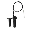 7/8 Inch Twist Handle Throttle Grip Tube & Cable for 110cc 125cc Pit Dirt Bikes ATV