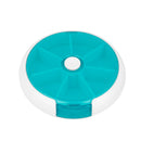 Portable 7 Slots Rotatable Tablet Pill Capsule Storage Container Case - Green