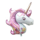 Large Unicorn Aluminum Foil Balloon Kids Birthday Party Decoration Pink