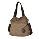Women Girls Fashion Outdoor Travel Shopping Office College Carry Shoulder Hanging Canvas Bag Tote Handbag Gift Coffee