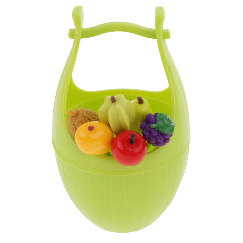 1 Set Assorted Fruit Design Fruit Vegetable Dessert Cake Picks Party Kitchen Bar Tool Gadgets Set Barrel Holder Stand