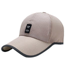 Men Women Fashionable Outdoor Sports Comfortable Wear Snapback Baseball Cap Outdoor Sports Mesh Hat Beige
