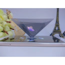 3D Prism Holographic, DIY 3D Holographic Video Play Display Pyramid Box Stand for IOS, Android All 3.5-6.5'' Smartphone Black
