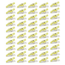 50 Pieces Yellow Sewing Clips for Quilting Crafting Knitting Craft Binding Wonder Clips