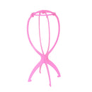 Folding Wig Hair Stand Holder Durable Plastic Toupee Hat Cap Display Dummy Head Stable Wig Dryer Rack