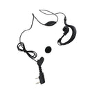 2-pin K Type Hanging Earphone with Microphone for Baofeng Walkie Talkie