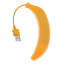 Yellow USB Power Adapter Hub with USB 3.0 Outlet with 4 Port USB Charger Power