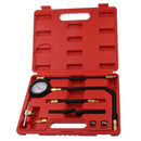 Car Fuel Injection Pump Pressure Gauge Tester Gasoline Tools Kit 0-100 PSI
