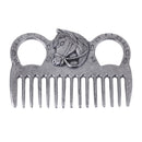 High Quality Stainless Steel Pony Horse Grooming Comb Equestrian Tools