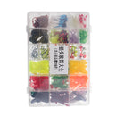 316pcs Soft Fishing Lure Bait & Jig Head Hook Set for Saltwater/Freshwater