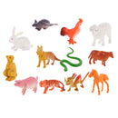 12 Pieces Chinese Zodiac Symbolic Animal Model Figurine Action Figures Children Toy Birthday Gift Playset Collectibles