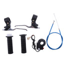 Throttle Cable Control Handle Grips Kill Switch Brake Levers Kit for 2 Stroke 47CC 49CC Mini Pocket Bike