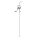 Plastic Anti-corrosion Hand Crank Rotary Pump Rotary Drum Barrel Pump White