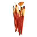 10Pcs Art Paint Brushes Sets for Watercolor,Acrylics,Oil and Face Painting
