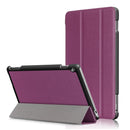 Purple Magnetic Auto Sleep Leather Cover Wrap Case Shockproof for Huawei Mediapad M3 Lite 10.1