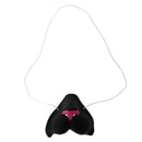Funny Latex Black Cat Nose with Elastic Band Halloween Party Costume Toy
