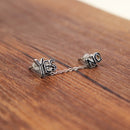 Womens Fashionable Jewelry Letter of Yes or No Ear Stud Wrap Cuff Clip Earring Chain Ear Stud