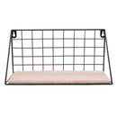 DIY Wall Mount Metal Wire Rack Holder For Home Kitchen Storage Shelf Decors