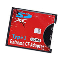 SD to CF Card Adapter MMC SDHC SDXC to Standard Compact Flash Type I Card