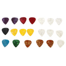 Pack of 20pcs Plastic Electric Guitar Bass 0.46mm Thickness Picks Plectrums