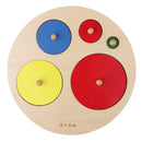 Montessori Geometry Insert Puzzles for Kids Shape Color Early Learning Toys