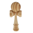 Wooden Unpainted Bamboo Pattern Kendama Toy Skill Ball Kids Sport Party Game