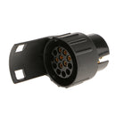 7 pin to 13 pin Twin Short Towing Caravan Socket Plug Adaptor 12V