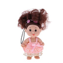 10cm Mini Doll Keychain Cute Handbag Pendant Charming Keyring Accessories for Women Xmas Gifts (Girl)
