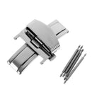 Stainless Steel Flip Lock Butterfly Deployment Clasp Watch Buckle 20mm