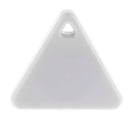 White Smart Key Finder Anti-lost Tag Mini Bluetooth Pet Tracking Alarm GPS Locator Triangle
