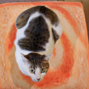 Creative Toast Bread Cushions for Cats and Small Dogs Pets Mat Sleep Soft Mattress Pad Kittens Vivid Bed