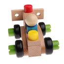 30Pcs Wooden Building Blocks DIY Model Car Kids Construction Puzzle Toy Gift Educational