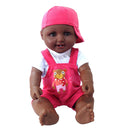 Realistic Baby Boy Black Dolls 50cm African Doll Vinyl Reborn Baby Toy For Children Birthday Gift