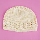 Crochet Handmade Beanie Cap Hat Baby Toddler Kids - Beige
