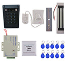 Door Access Control System Kits with RFID Keypad Reader 10 Keyfobs Doorbell