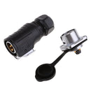3Pin Waterproof Circular Connector Aviation plug For LED Lighting And LED Display