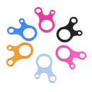 6Pcs Aluminum Guyline Cord Adjuster For Tent Camping Hiking Outdoor Activity